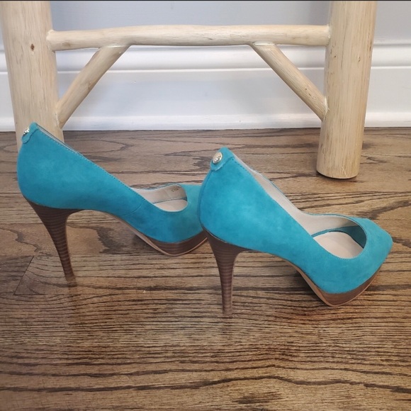 Michael Kors Suede Heels - Picture 2 of 4